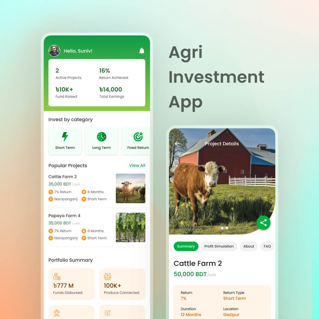 Agritech Investment App
